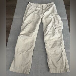 [34/32Ins30”]VTG Polo Ralph Lauren Off White Cargo Pants